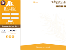 Tablet Screenshot of belemhotel.fr